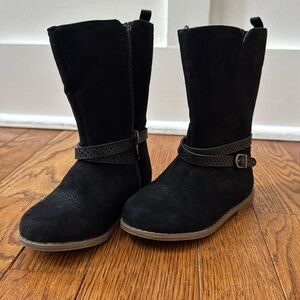Toddler Girl Tall Black Boots
